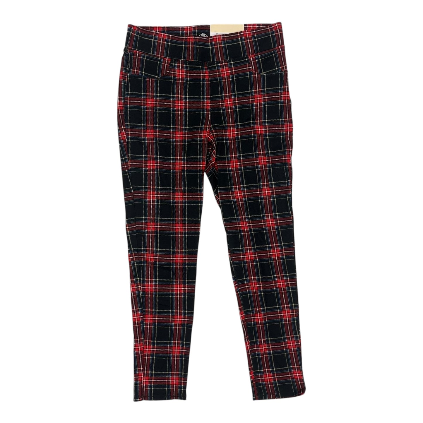 Pants Leggings By St Johns Bay In Plaid Pattern, Size:Mp