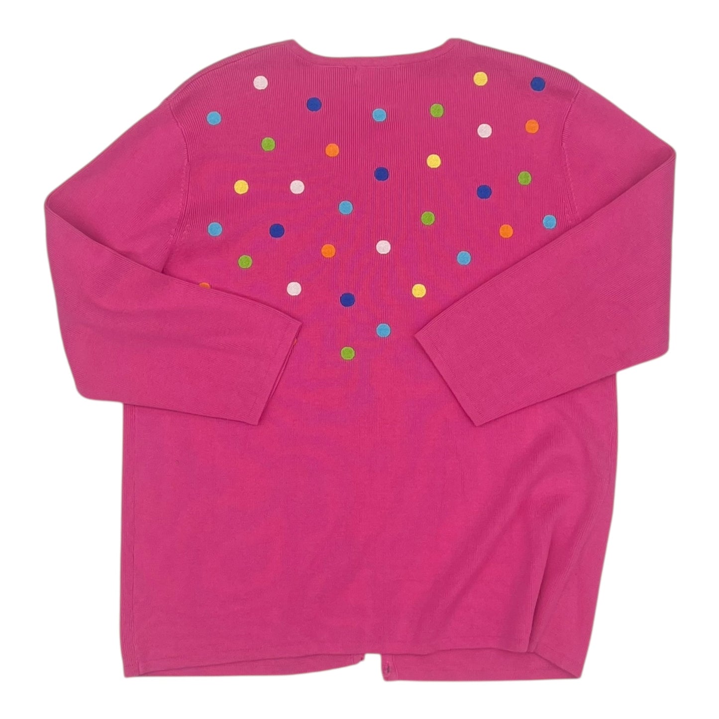 Sweater Cardigan By Studio Works In Pink, Size:M