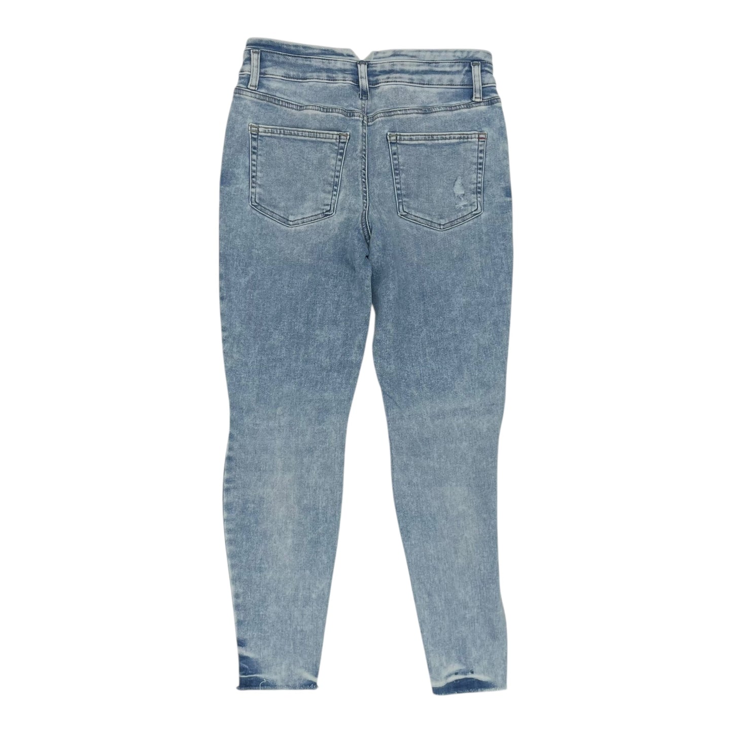 Jeans Skinny By Edgely In Blue Denim, Size:8