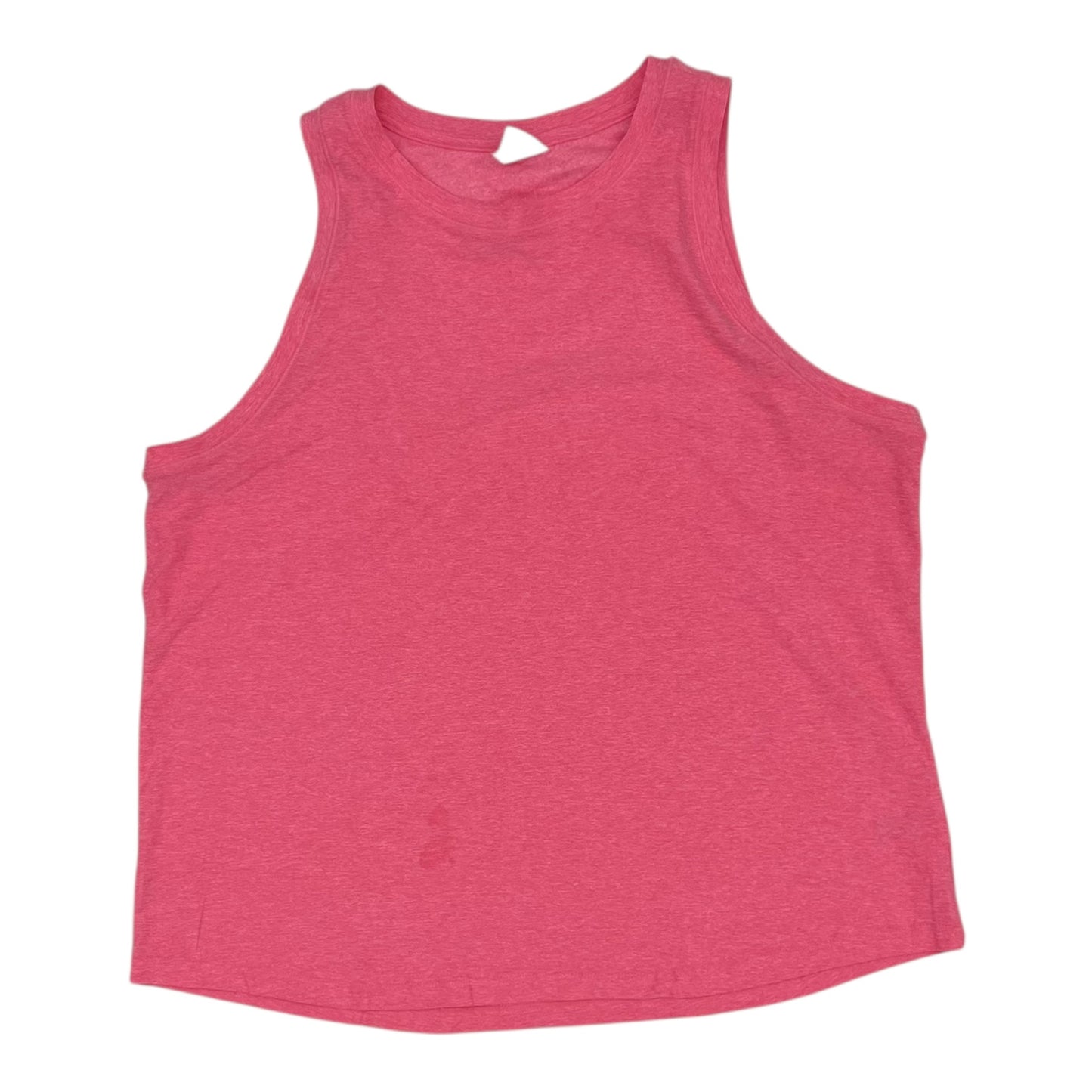 Athletic Tank Top By Athletic Works In Pink, Size:L