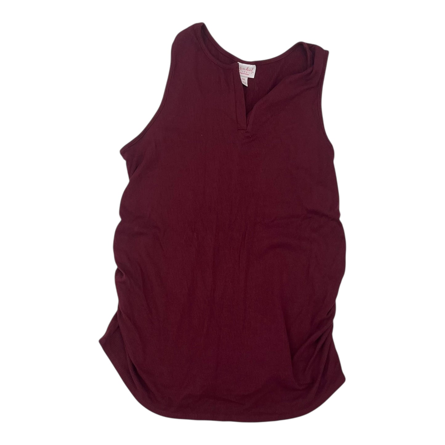 MATERNITY TANK TOP by ISABEL MATERNITY in MAROON, Size:XXL