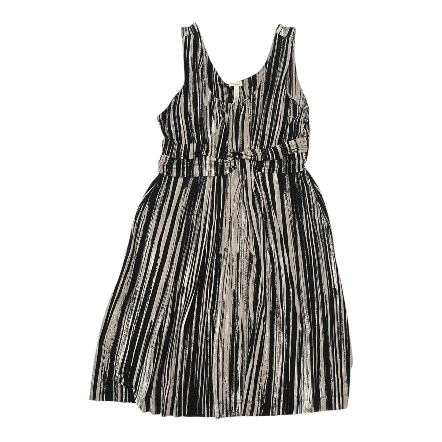 Dress Casual Midi By Soma In Black & Brown, Size:L