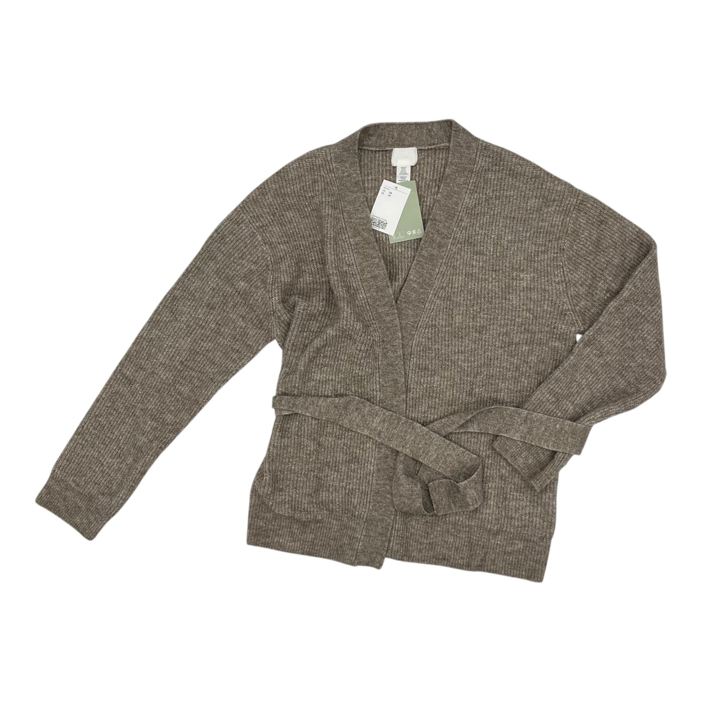 Sweater Cardigan By H&M In Brown, Size:Xs