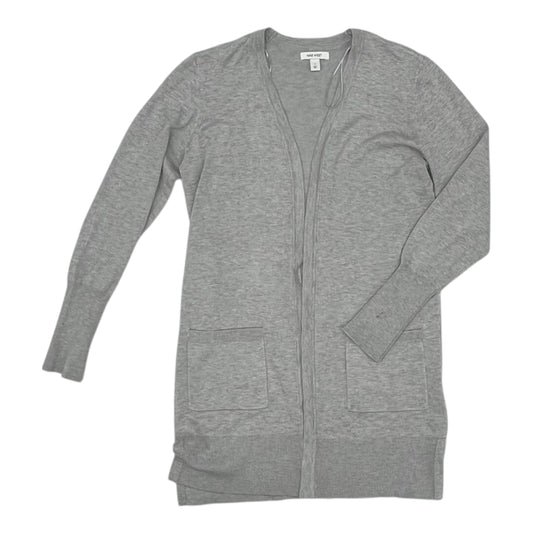 Sweater Cardigan By Nine West In Grey, Size:S