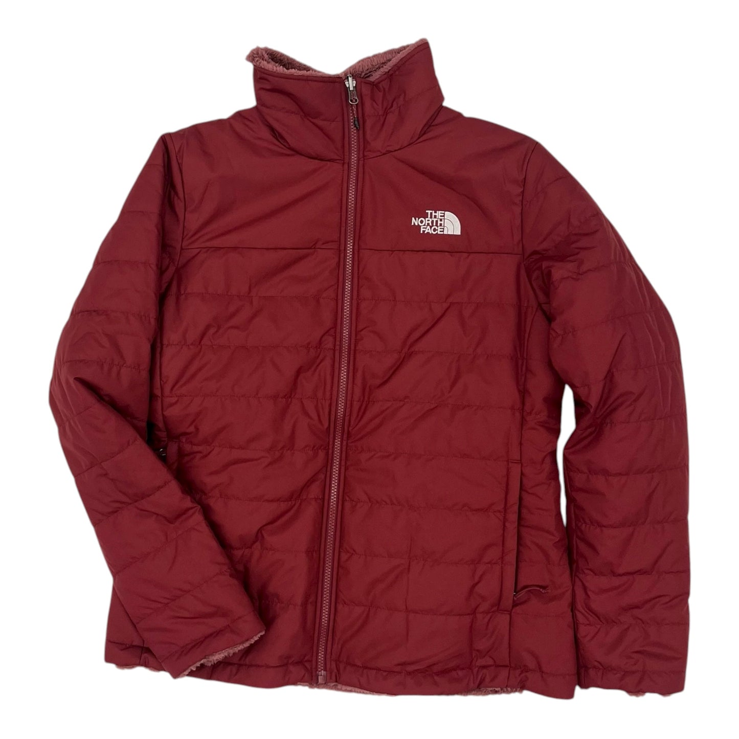 Athletic Jacket By The North Face In Red, Size:L