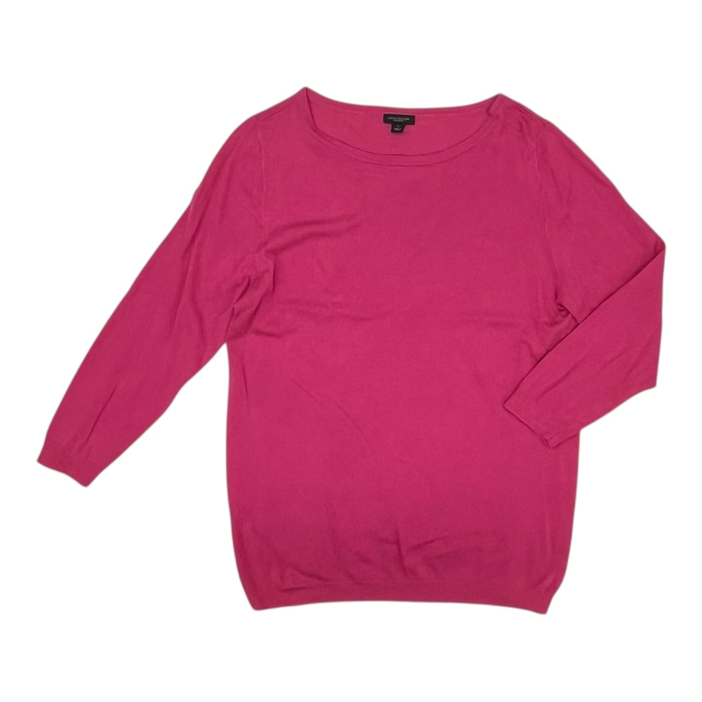 Sweater By Ann Taylor In Pink, Size:L
