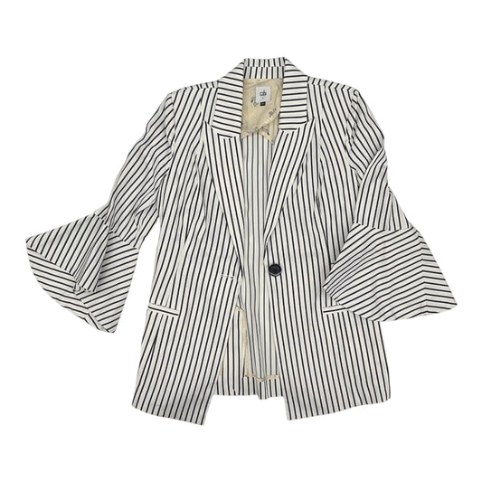 Blazer By Cabi In Blue & Cream, Size:S