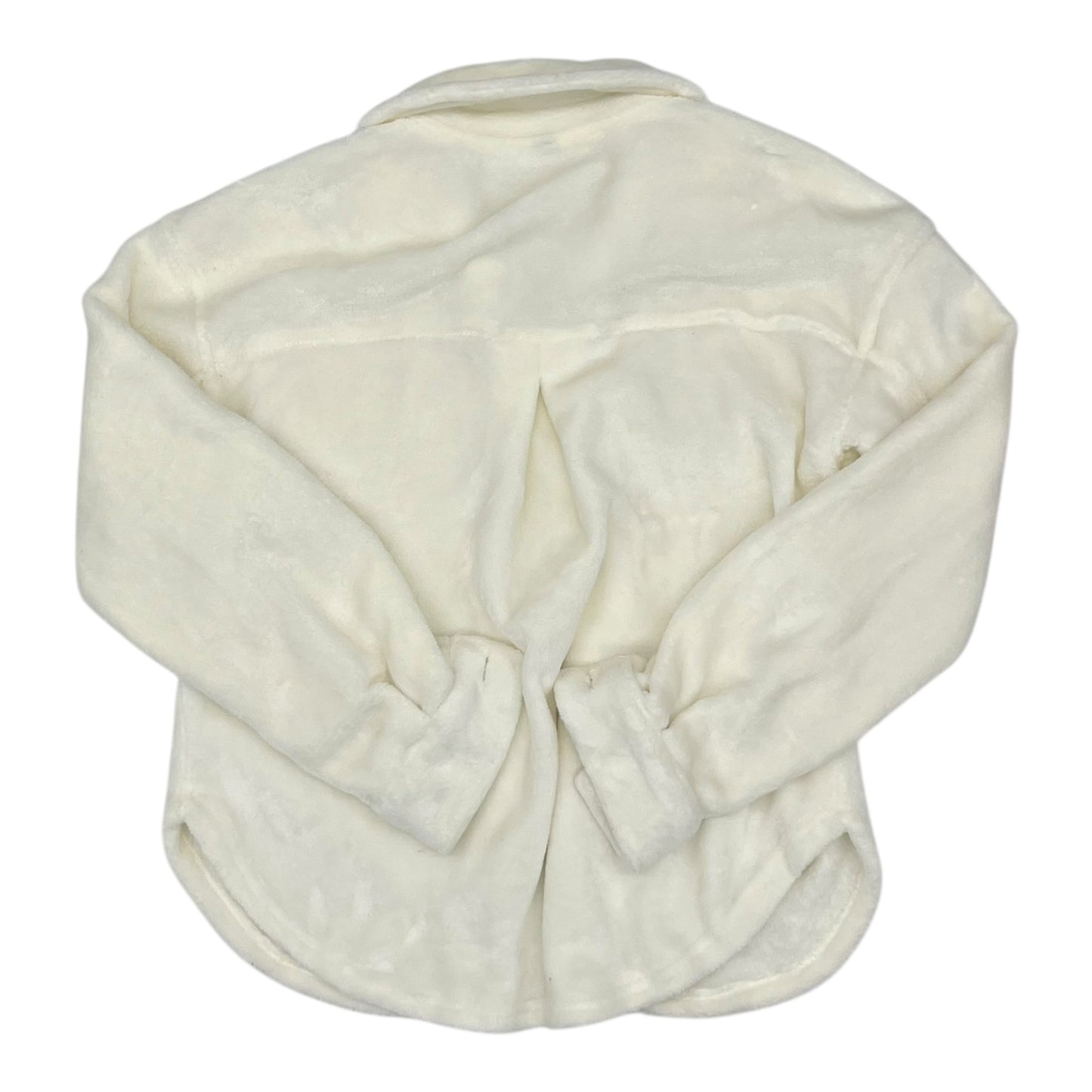 Jacket Fleece By Alya In White, Size:L