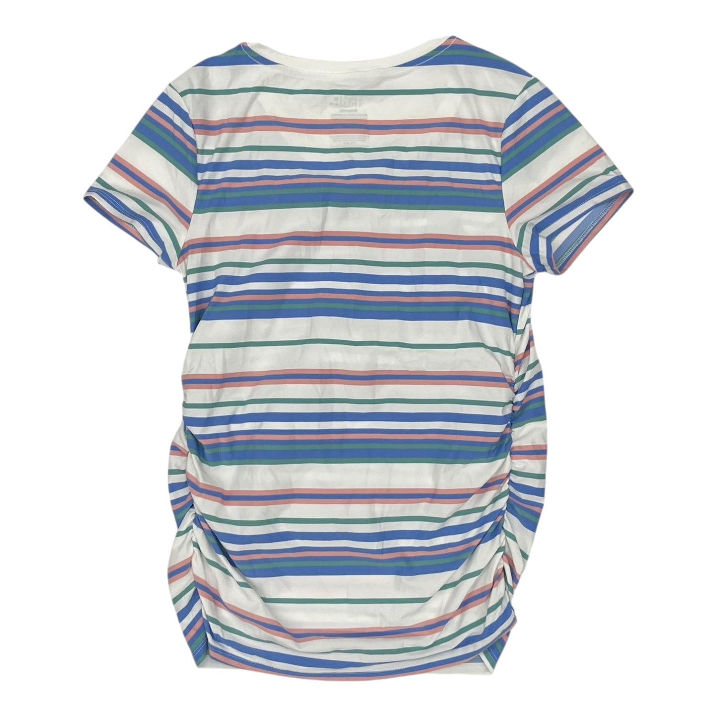 Mat Top Ss By Time And Tru In Striped Pattern, Size:M