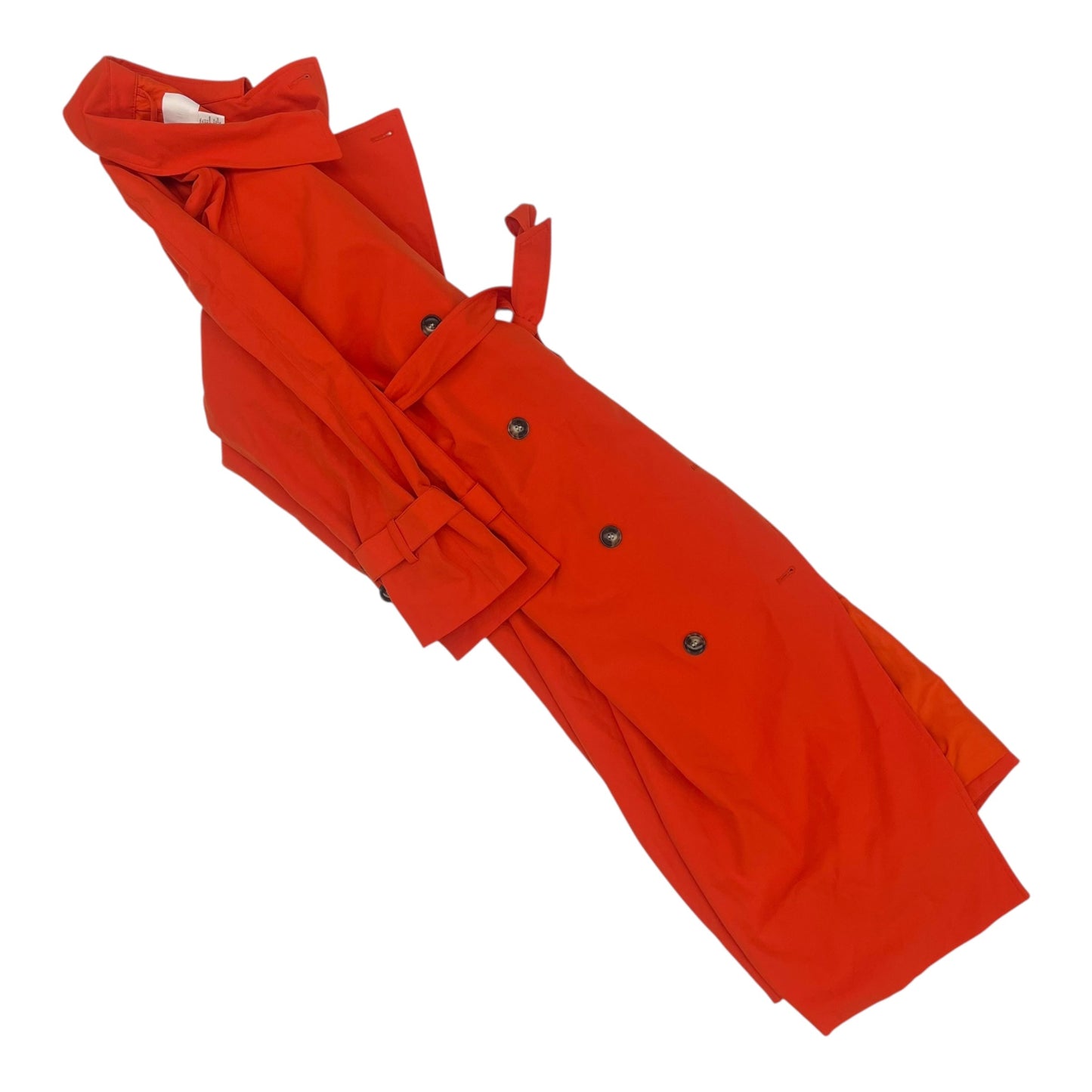 Coat Peacoat By H&M In Orange, Size:L