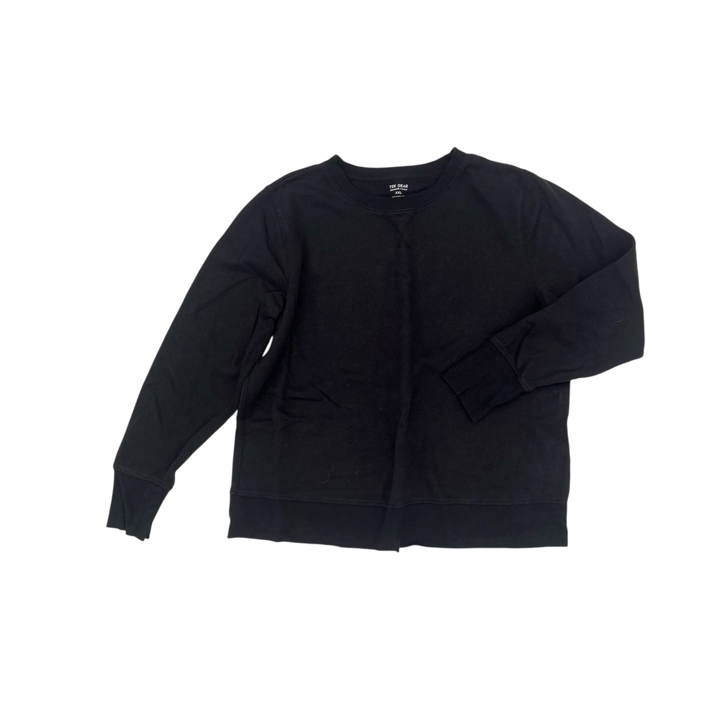 Sweatshirt Crewneck By Tek Gear In Black, Size:Xxl