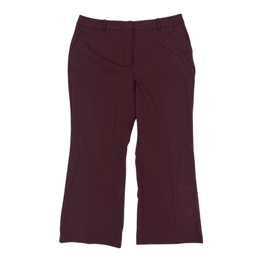 Pants Chinos & Khakis By Worthington In Maroon, Size:18