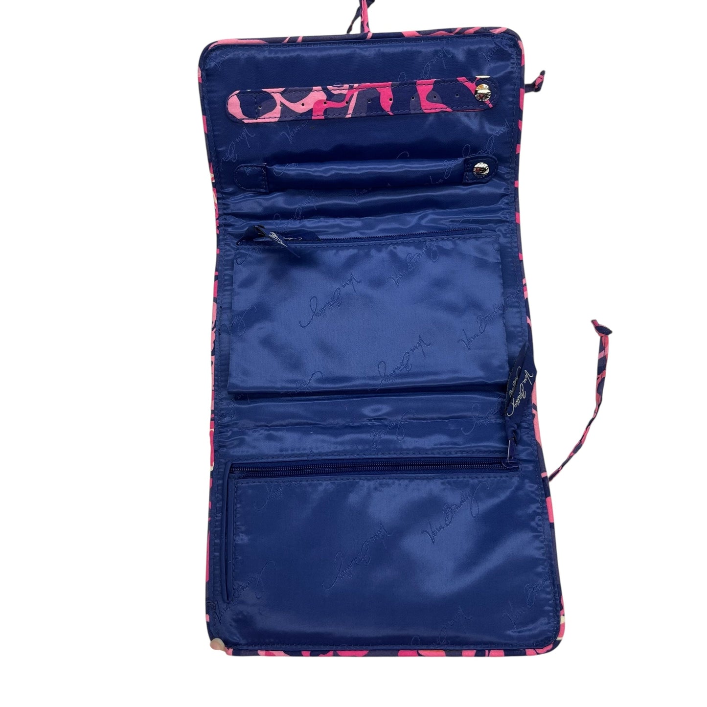 Jewelry Case By Vera Bradley In Blue & Pink