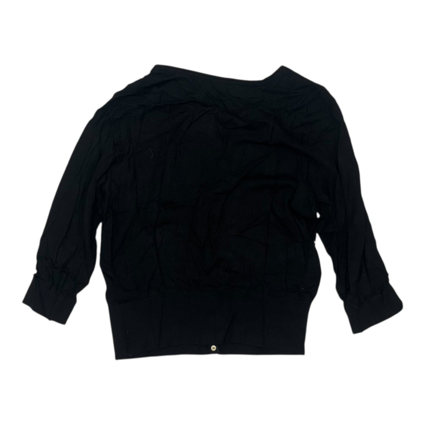 Cardigan By White House Black Market In Black, Size:1X