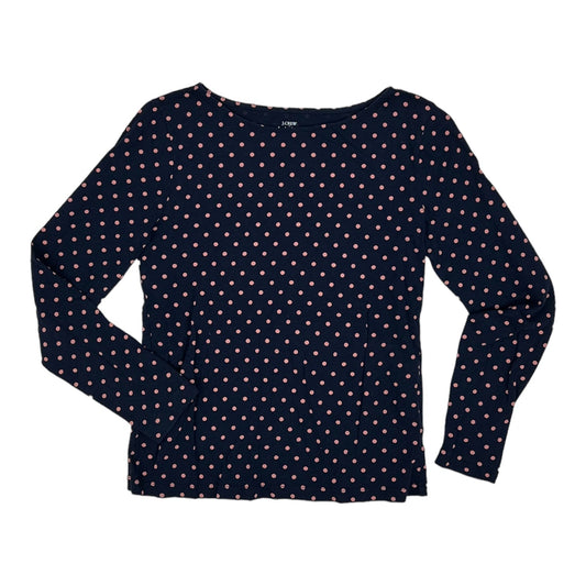 NAVY TOP LS by J. CREW Size:M