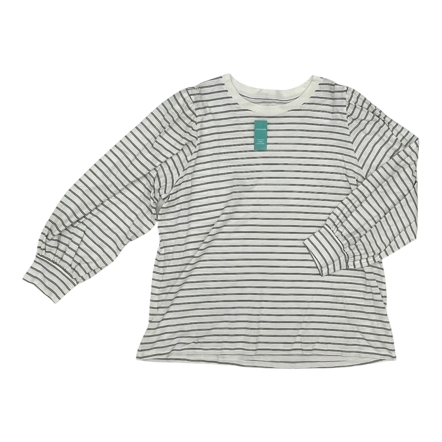 Top Ls By Maurices In Green & White, Size:Xxl