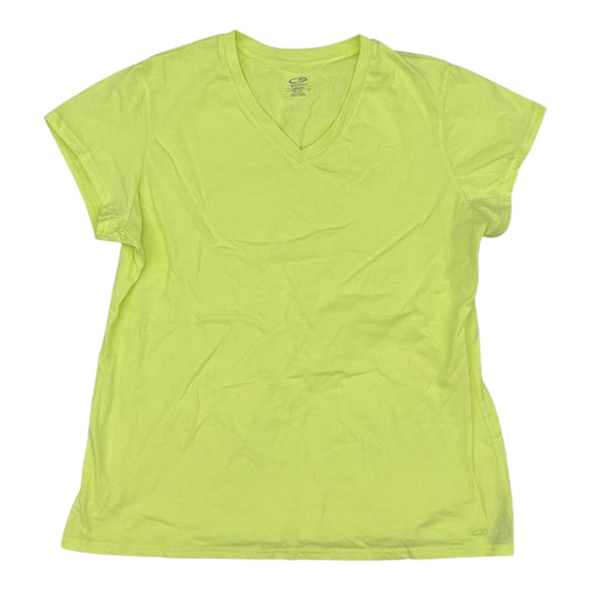 Athletic Top Ss By Champion In Yellow, Size:Xxl