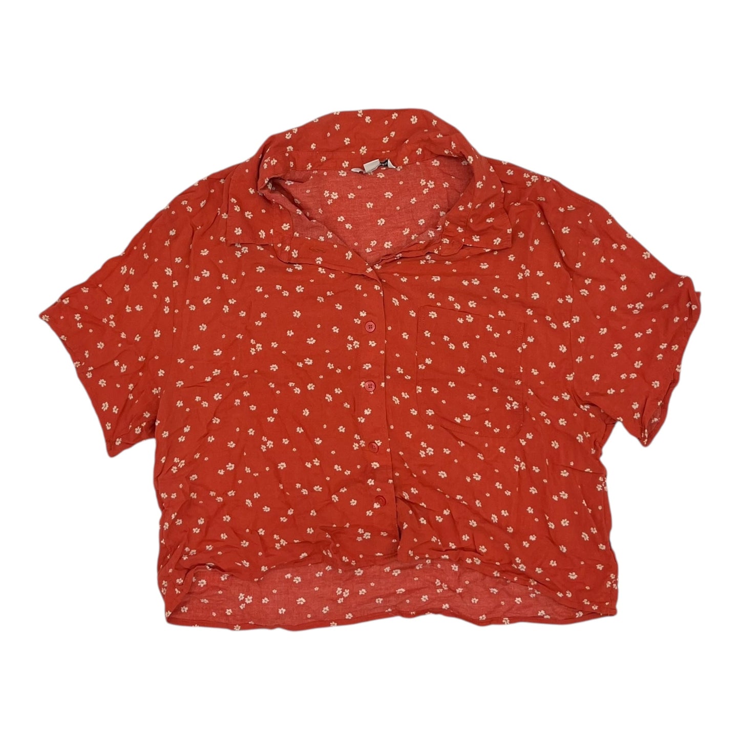 Top Ss By American Eagle In Orange, Size:L