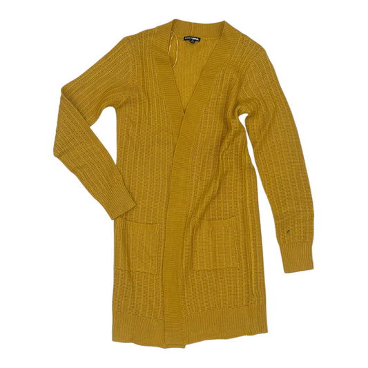 Sweater Cardigan By Fashion Nova In Yellow, Size:S