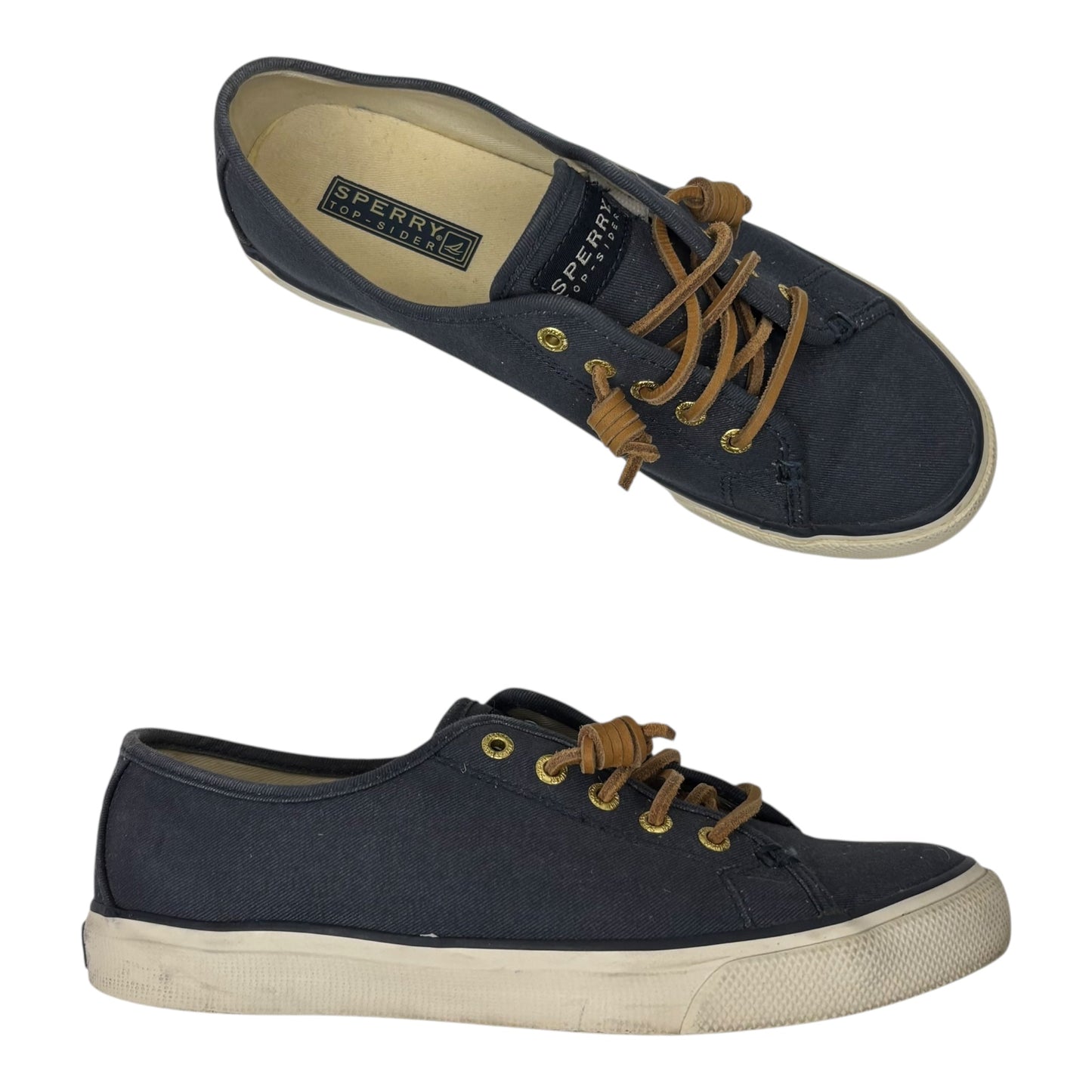 Shoes Flats By Sperry In Navy, Size:7