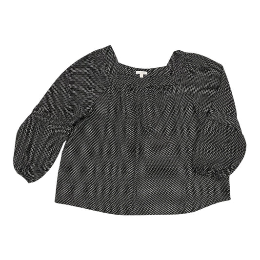 Blouse Ls By Lc Lauren Conrad In Black, Size:2X