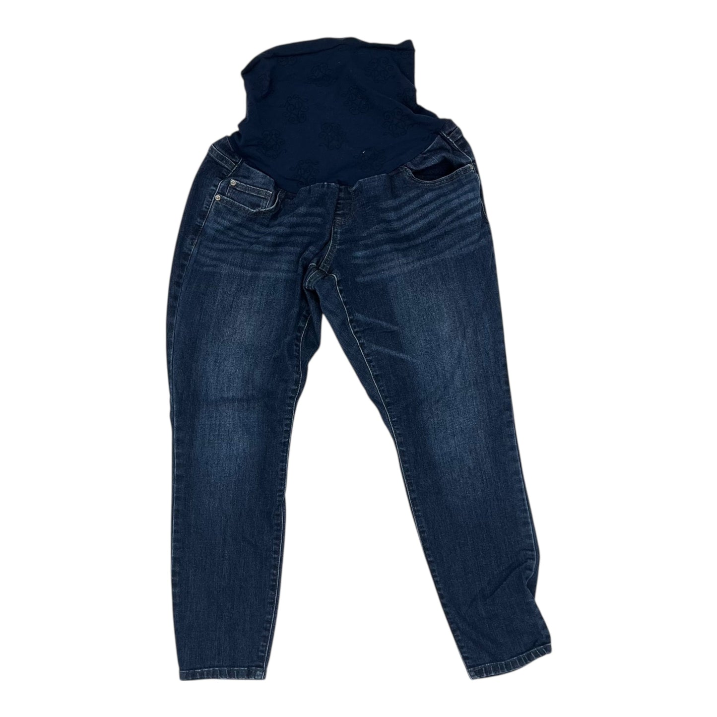 Mat Jeans By Jessica Simpson Maternity In Blue Denim, Size:Lp