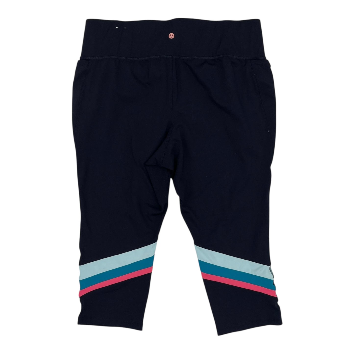 Athletic Leggings Capris By Livi Active In Navy, Size:3X