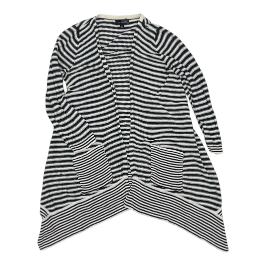 Cardigan By Limited In Blue & Cream, Size:Xs