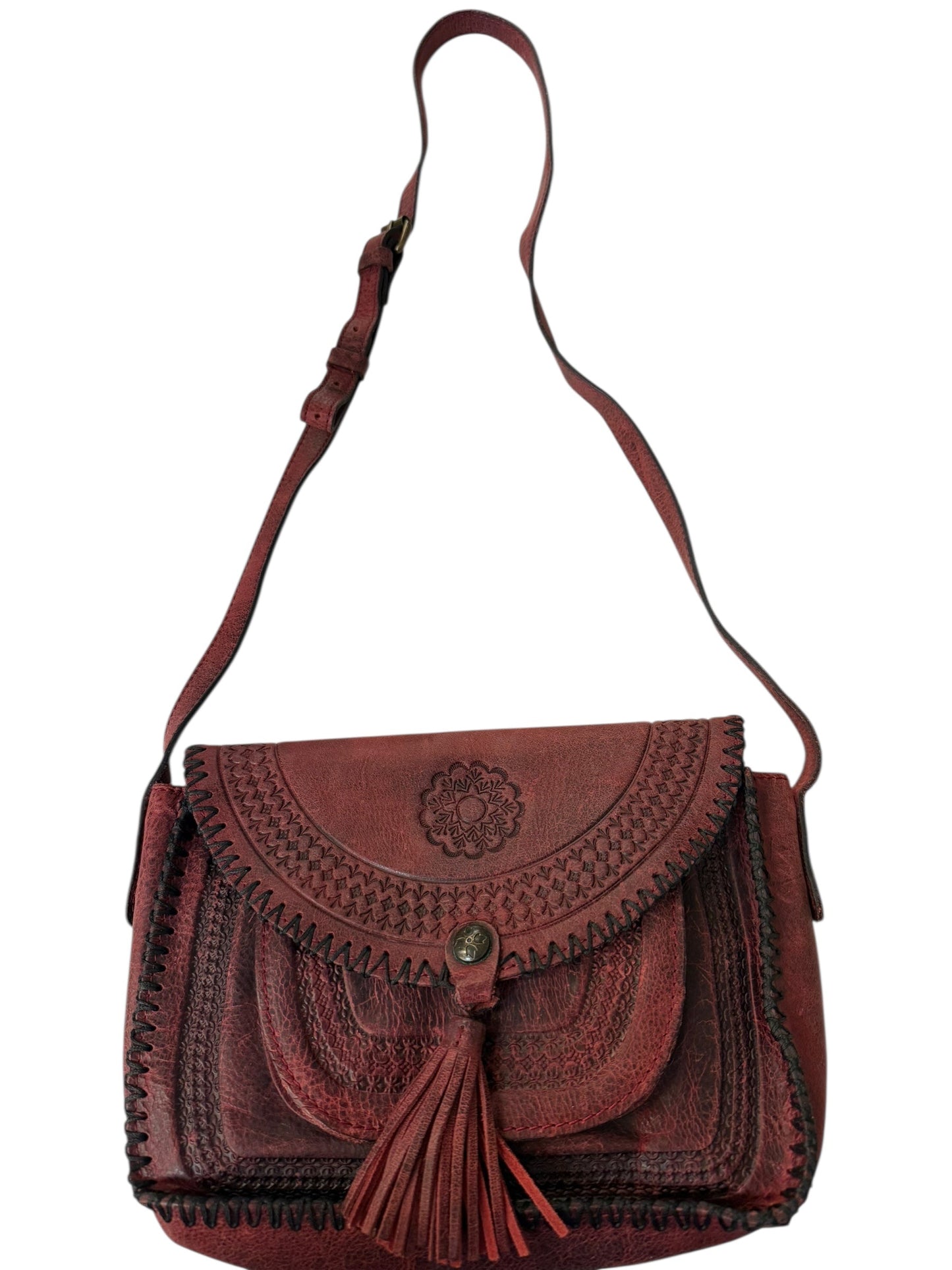 Crossbody Designer By Patricia Nash In Multi, Size:Medium