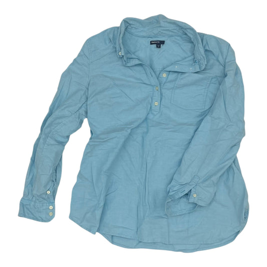 Mat Top Ls By Gap In Blue, Size:M