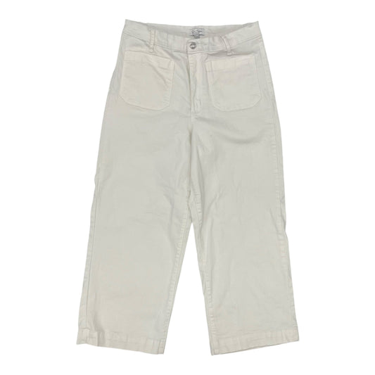 Jeans Wide Leg By Jessica Simpson In White Denim, Size:10