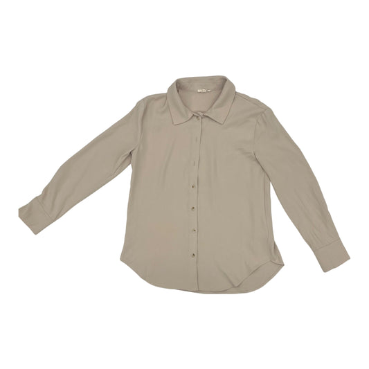 BLOUSE LS by MYSTREE in TAN, Size:M