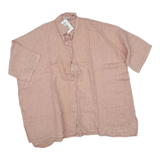 Tunic 3/4 Sleeve By Cmc In Pink, Size:Osfm