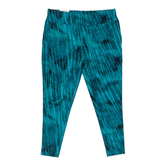 Pants Leggings By Terra & Sky In Green, Size:1X