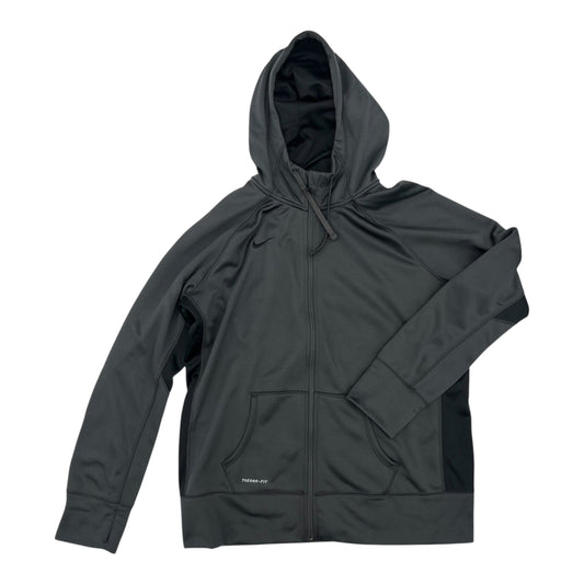 Athletic Jacket By Nike In Grey, Size:Xxl