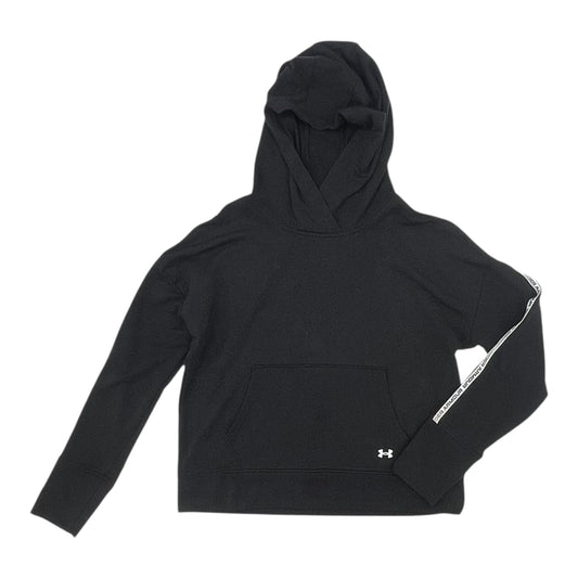 Athletic Sweatshirt Hoodie By Under Armour In Black, Size:M