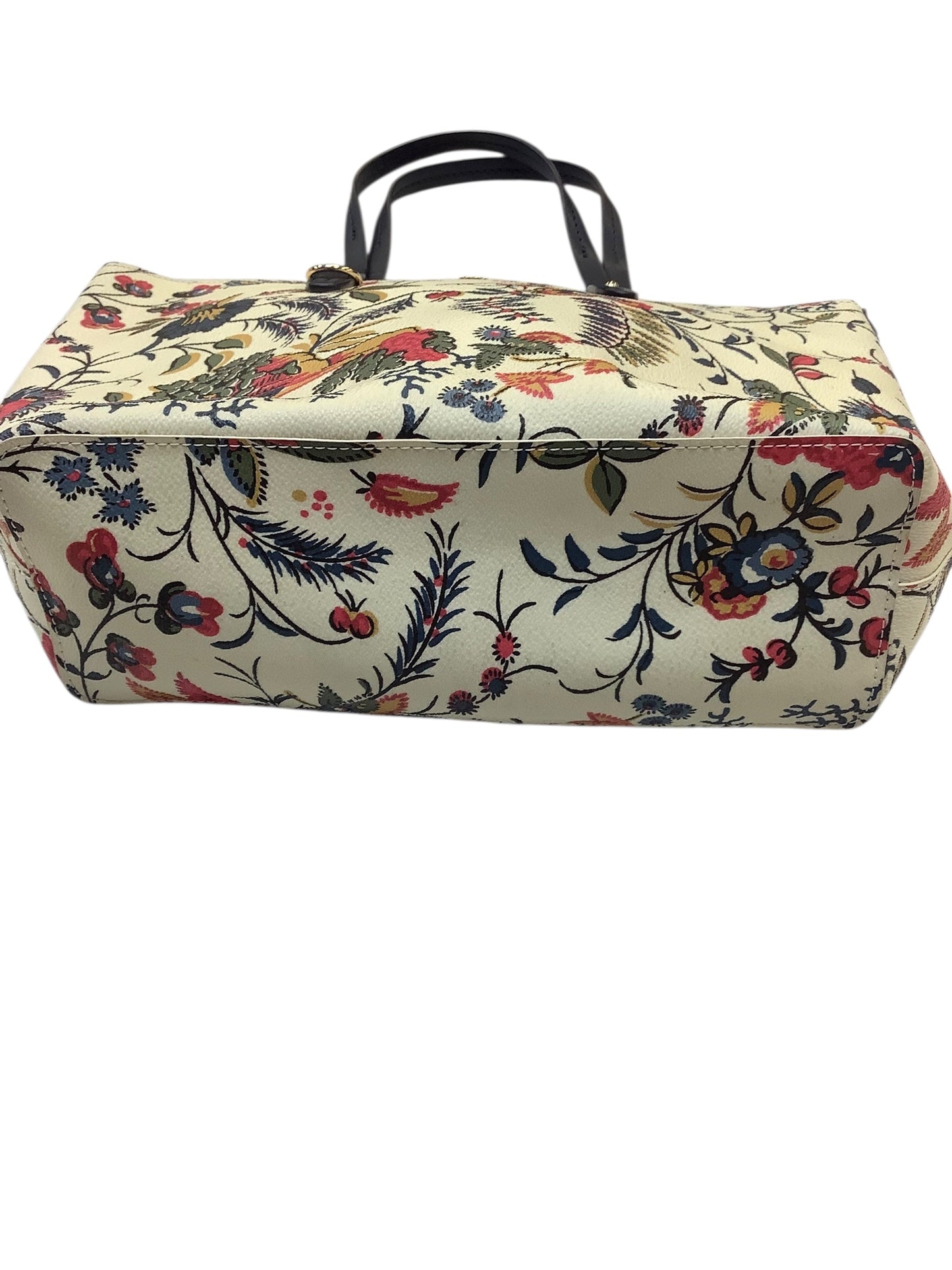 Handbag Designer By Tory Burch In Floral Print, Size:Large, As is