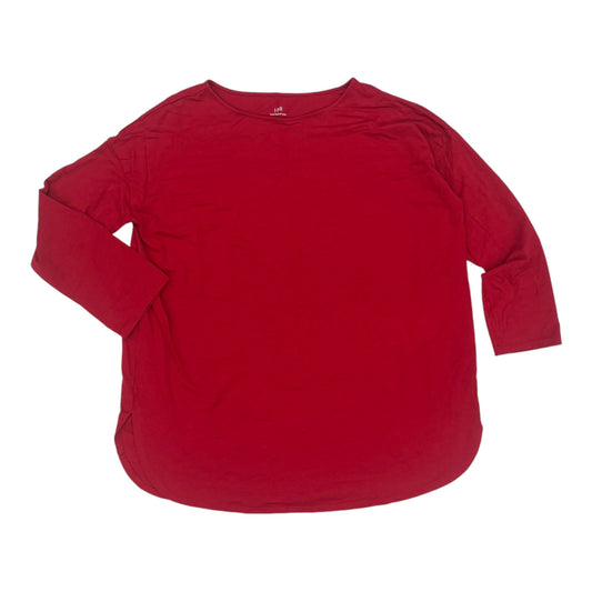 Top Ls By J. Jill In Red, Size:Xl