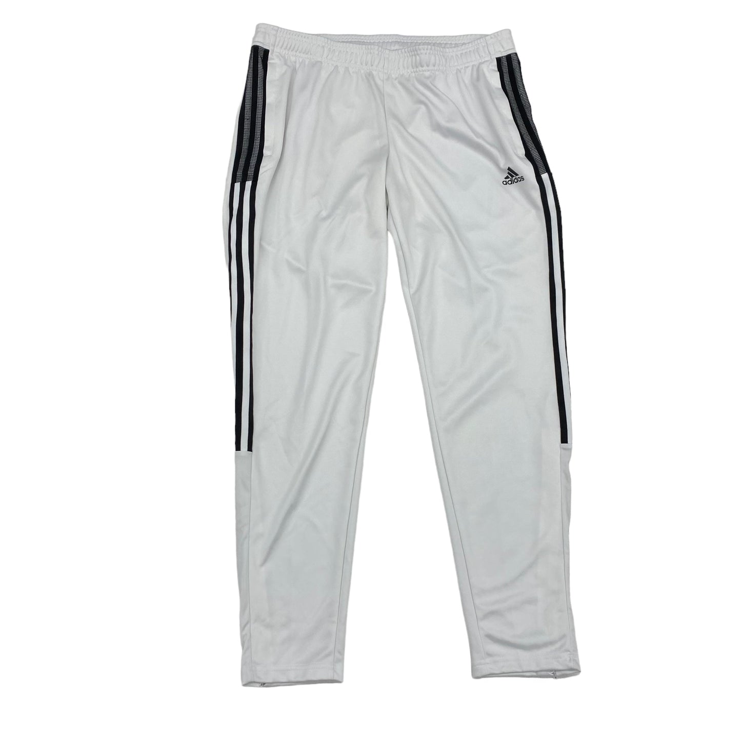 WHITE ATHLETIC PANTS by ADIDAS Size:L