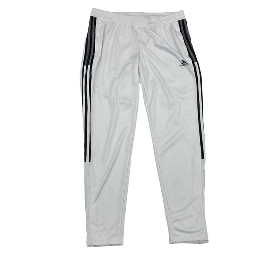 WHITE ATHLETIC PANTS by ADIDAS Size:L