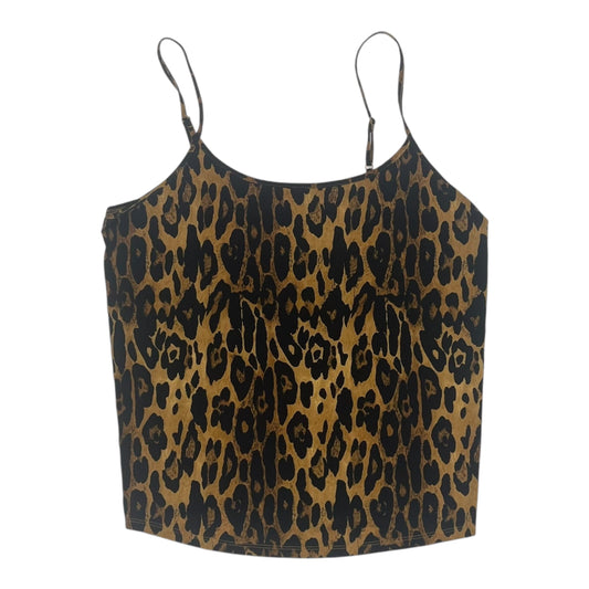 Blouse Sleeveless By Limited In Animal Print, Size:Xl