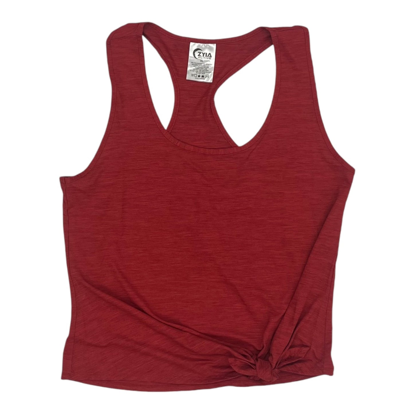 Athletic Tank Top By Zyia In Red, Size:Xl