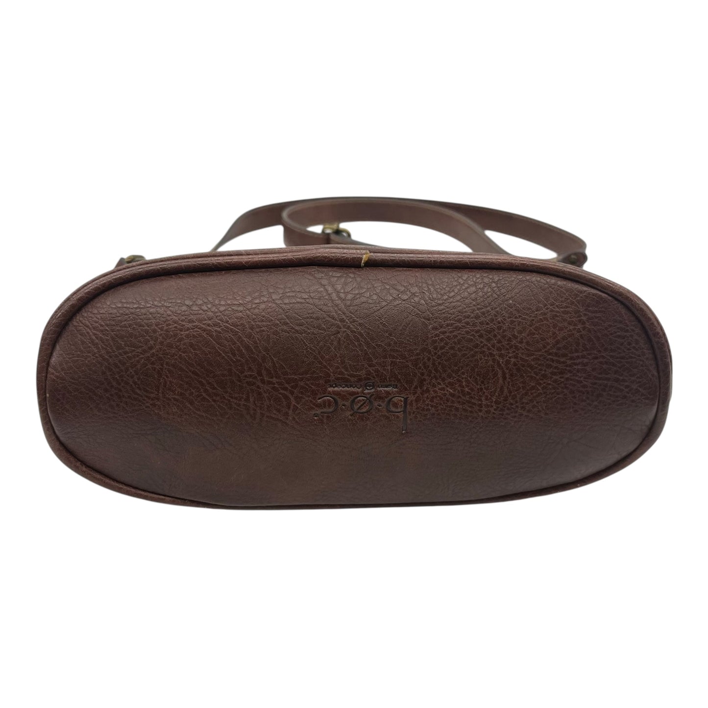 Crossbody Leather By Boc In Brown, Size:Medium