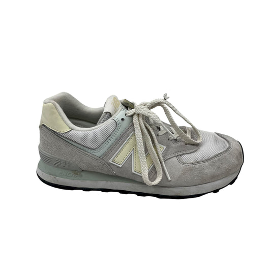 Shoes Sneakers By New Balance In Cream & Grey, Size:9