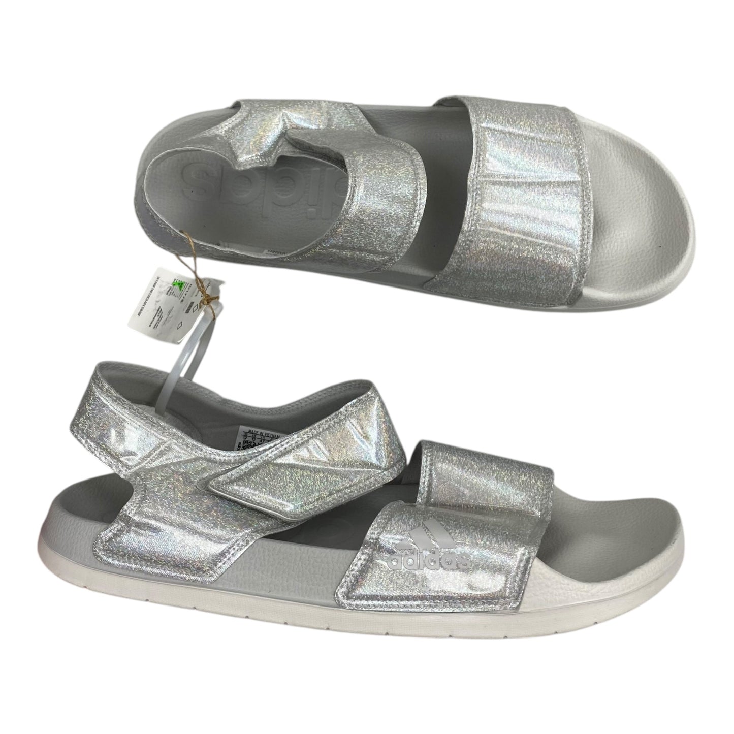Sandals Sport By Adidas In Grey, Size:12