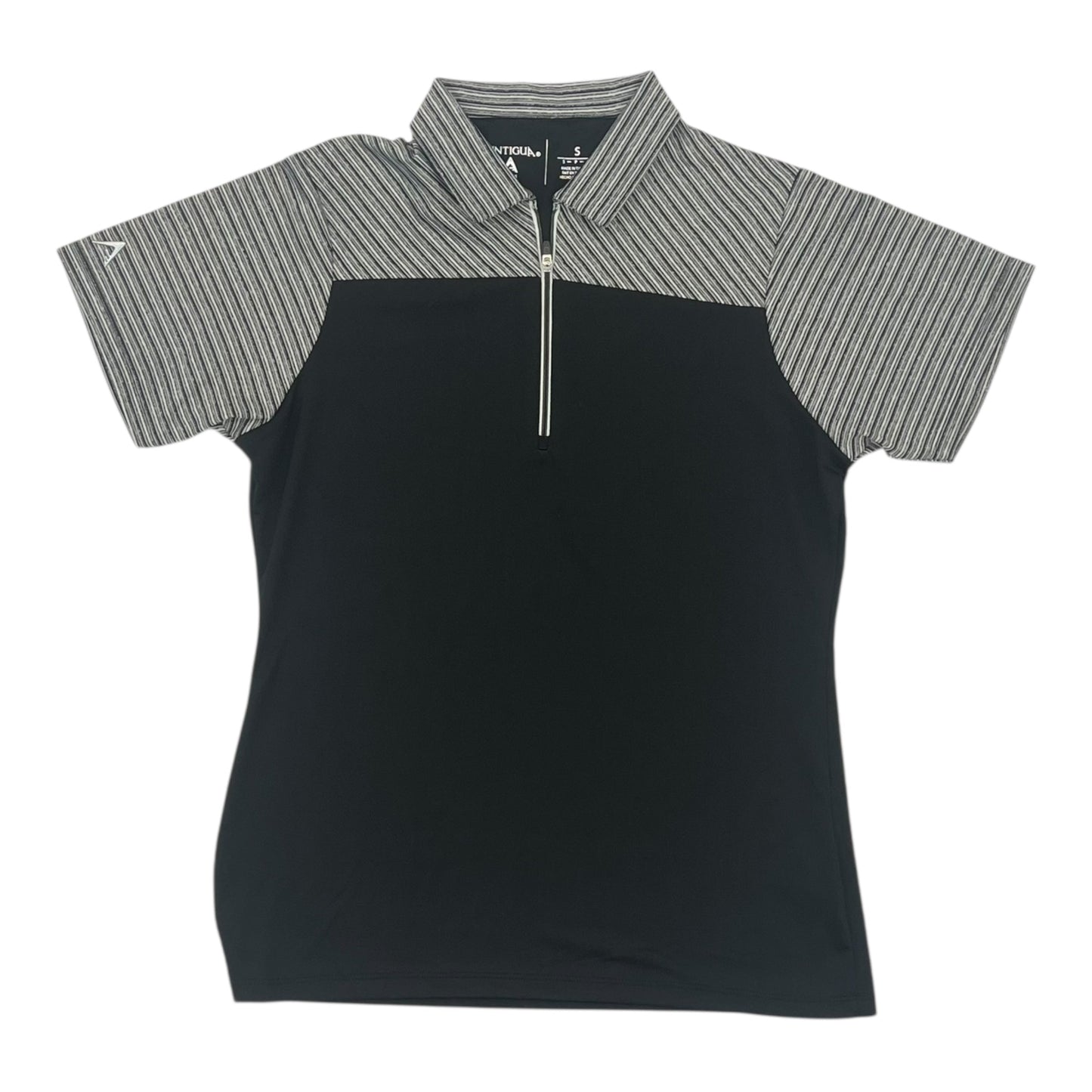 Athletic Top Ss By Clothes Mentor In Black, Size:S