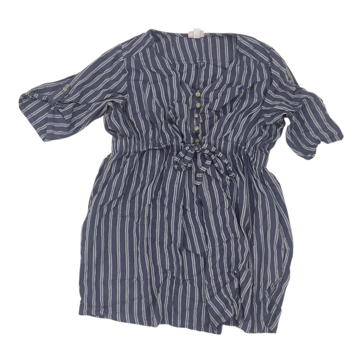 Mat Top Ss By Isabel Maternity In Blue, Size:Xl