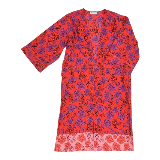 Kimono By Jessica Simpson In Purple & Red, Size:Xl