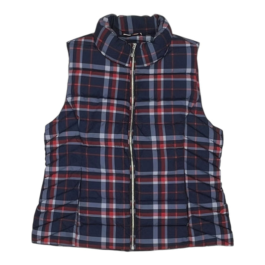 Vest Puffer & Quilted By Tommy Hilfiger In Blue Red & White, Size:Xl