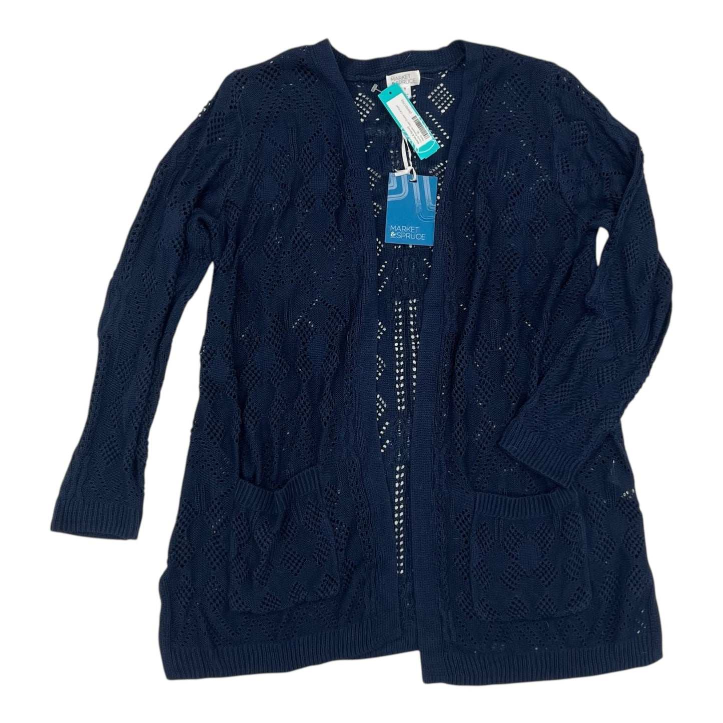 Cardigan By Market & Spruce In Blue, Size:Xl